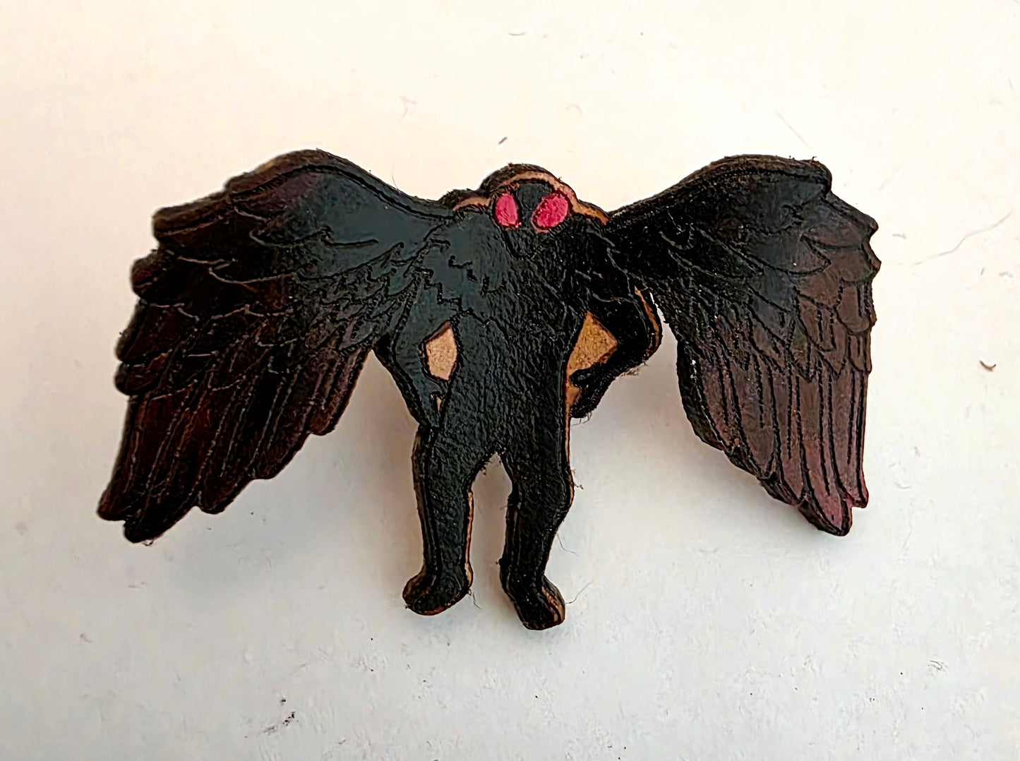 Mothman Cryptid Art Pin