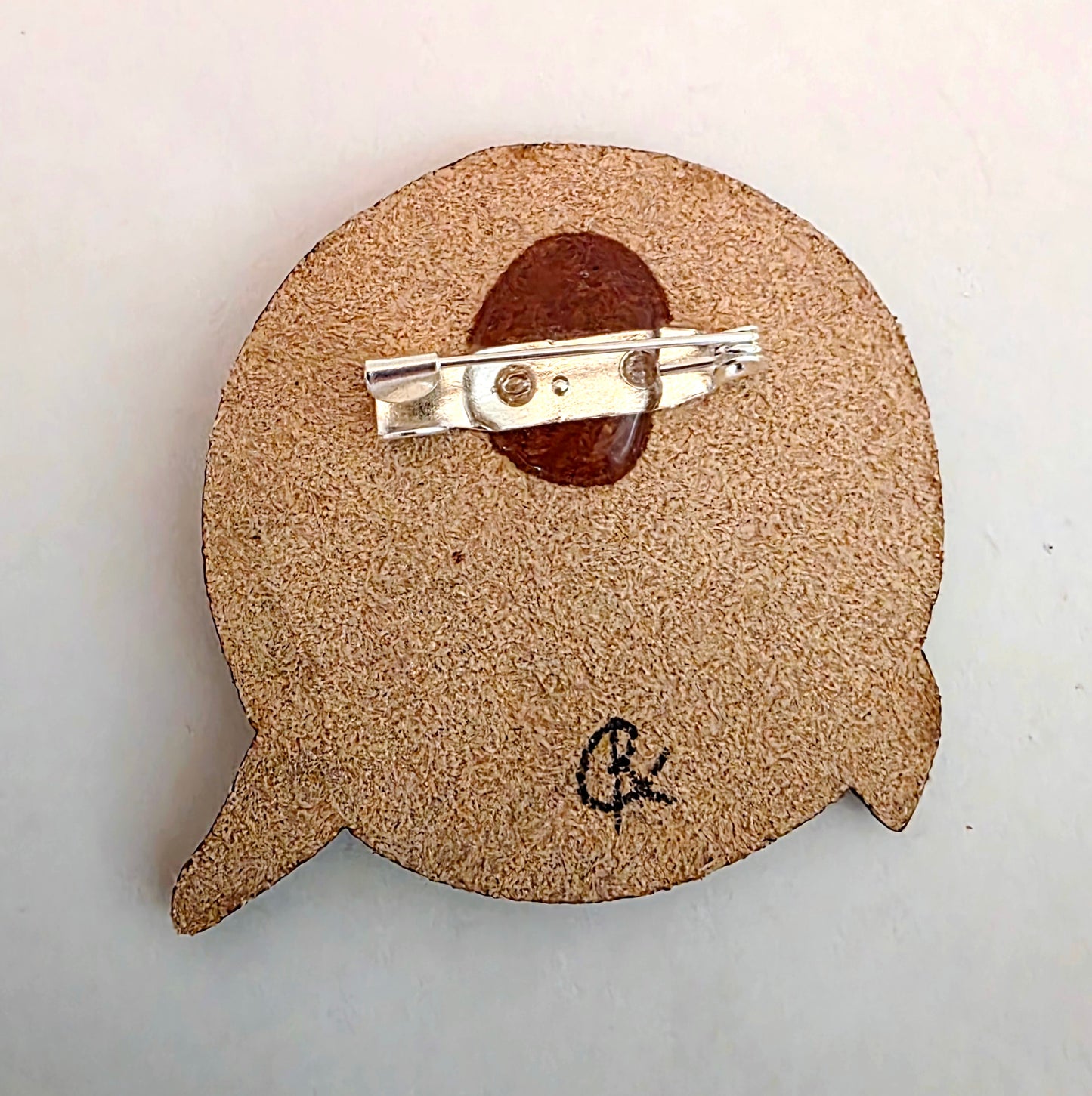 Green Sea Turtle Leather Pin - July 2026 Limited Edition