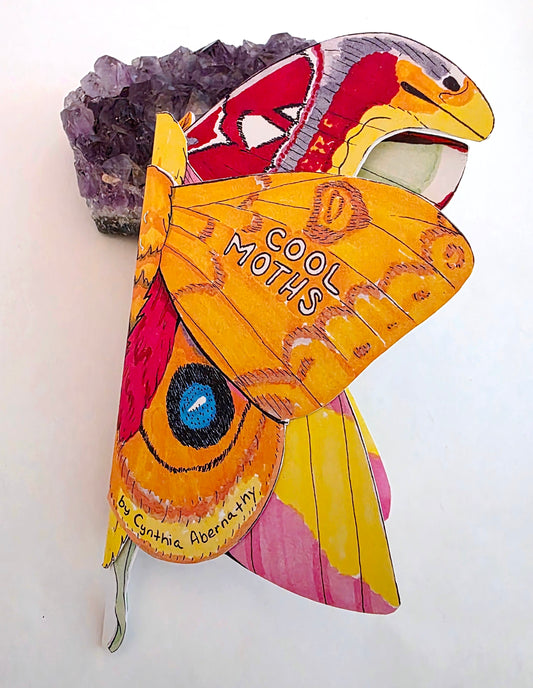 Cool Moths Art Zine by Cynthia Abernathy