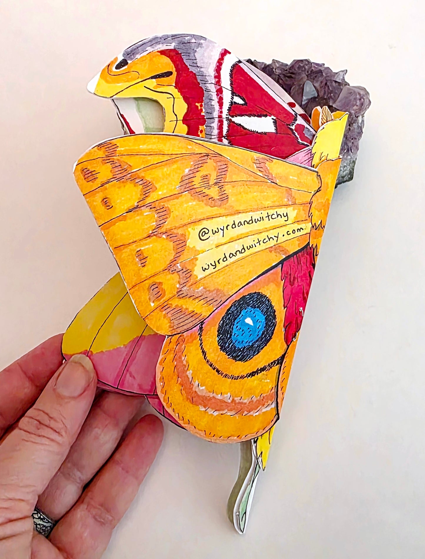 Cool Moths Art Zine by Cynthia Abernathy