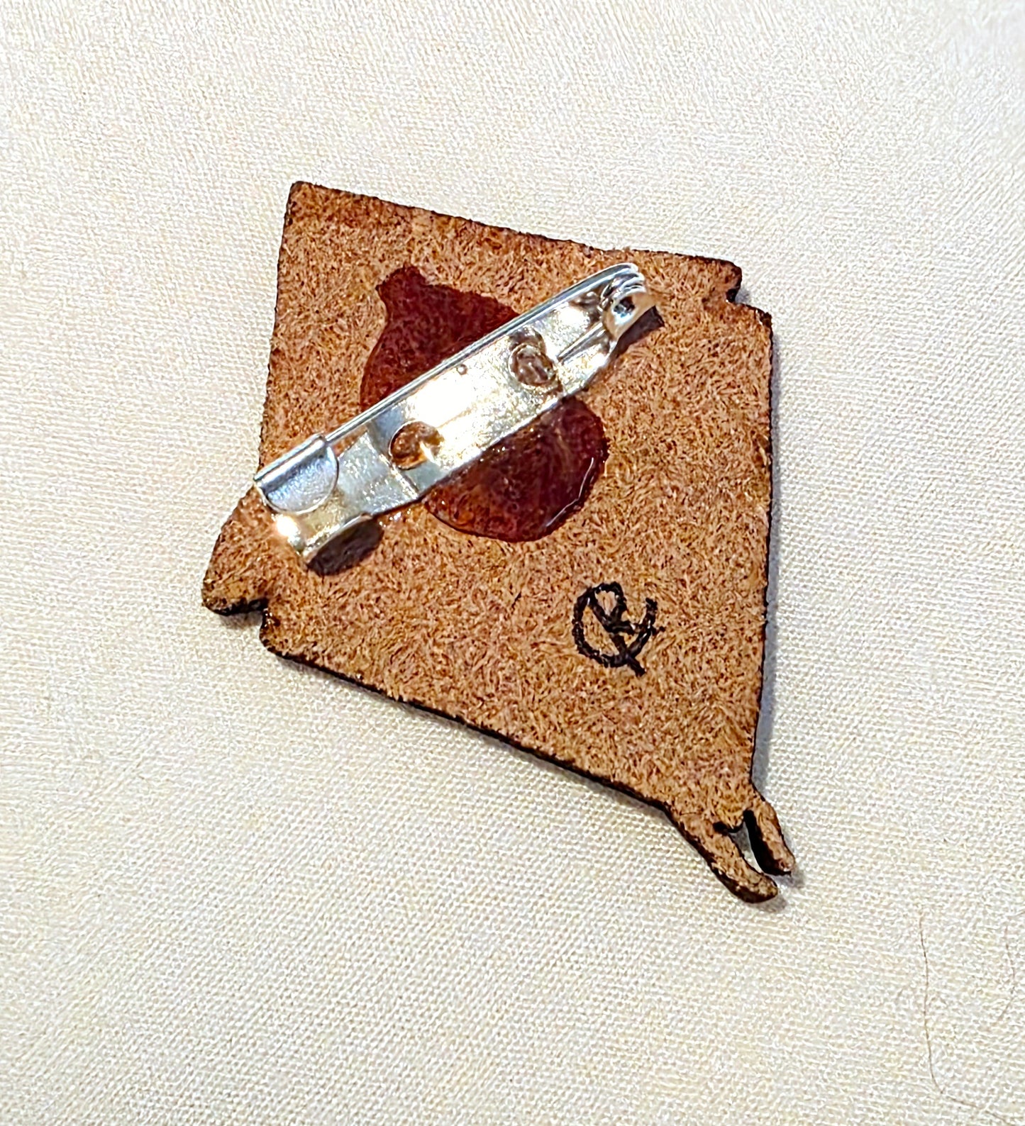 Comet Moth Leather Pin - August 2026 Limited Edition