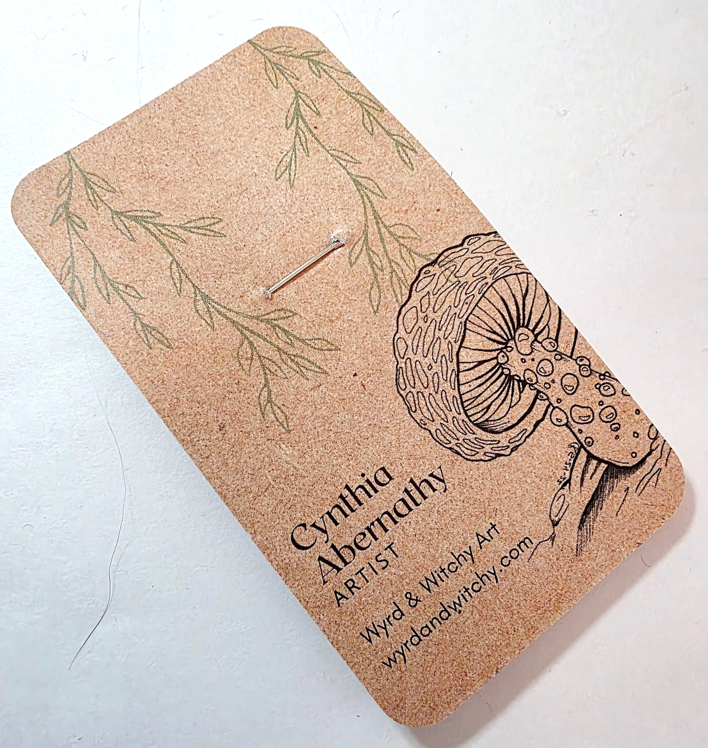 Acorn Leather Pin