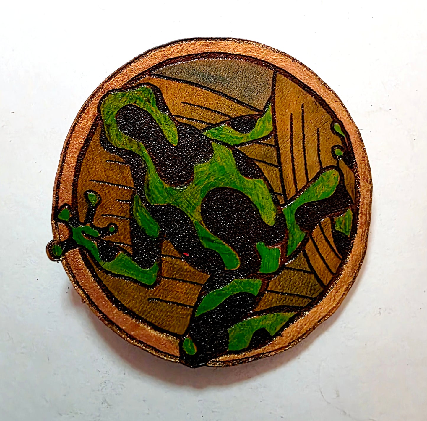 Poison Dart Frog Leather Pin - March 2026 Limited Edition