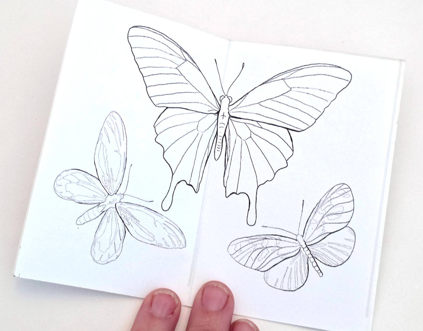 Nature Loves Rainbows Mini Coloring Book Zine