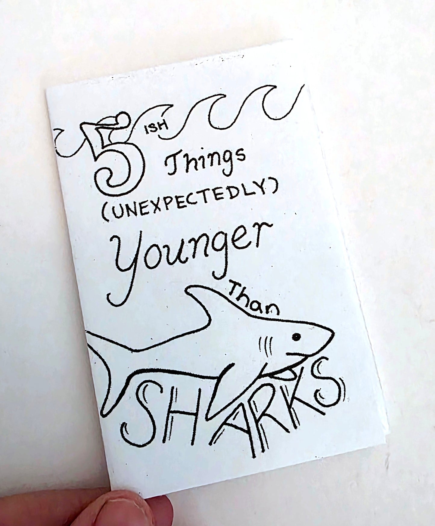 5ish Things (Unexpectedly) Younger Than Sharks Mini Zine