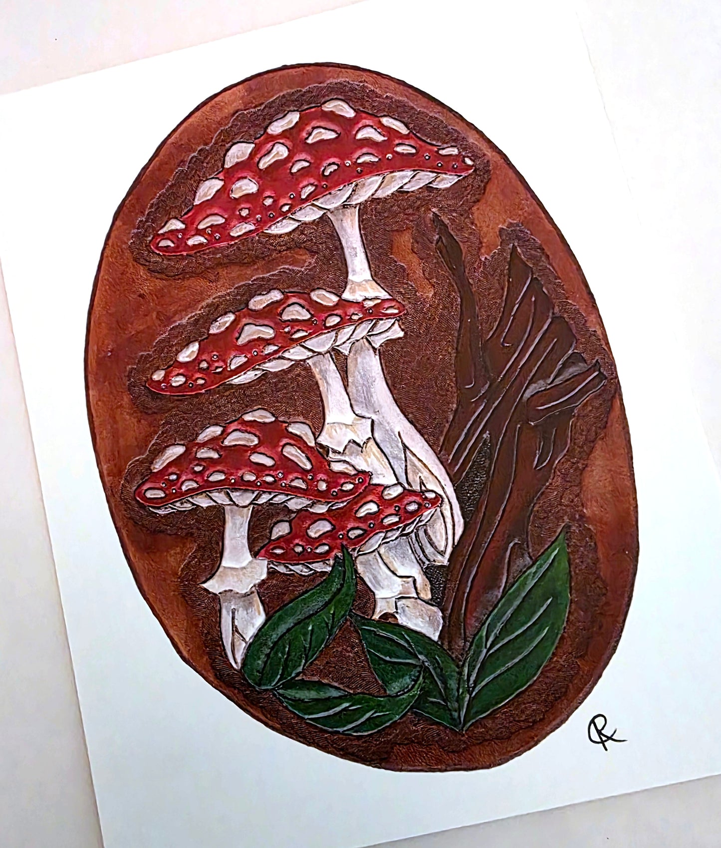 Mushroom Quartet Art Print Reproduction