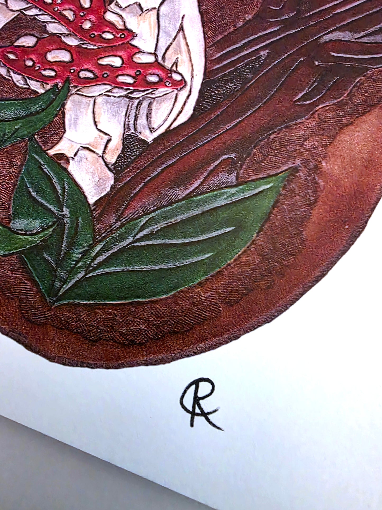 Mushroom Quartet Art Print Reproduction