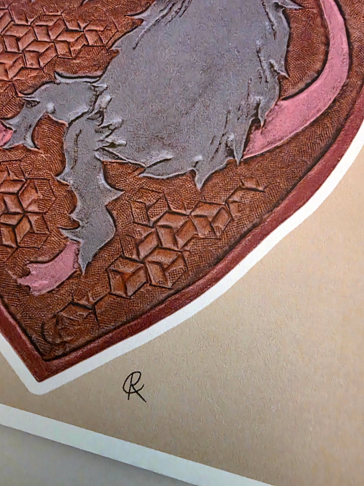 Fire-Breathing Opossum, Rampant Nature Art Reproduction