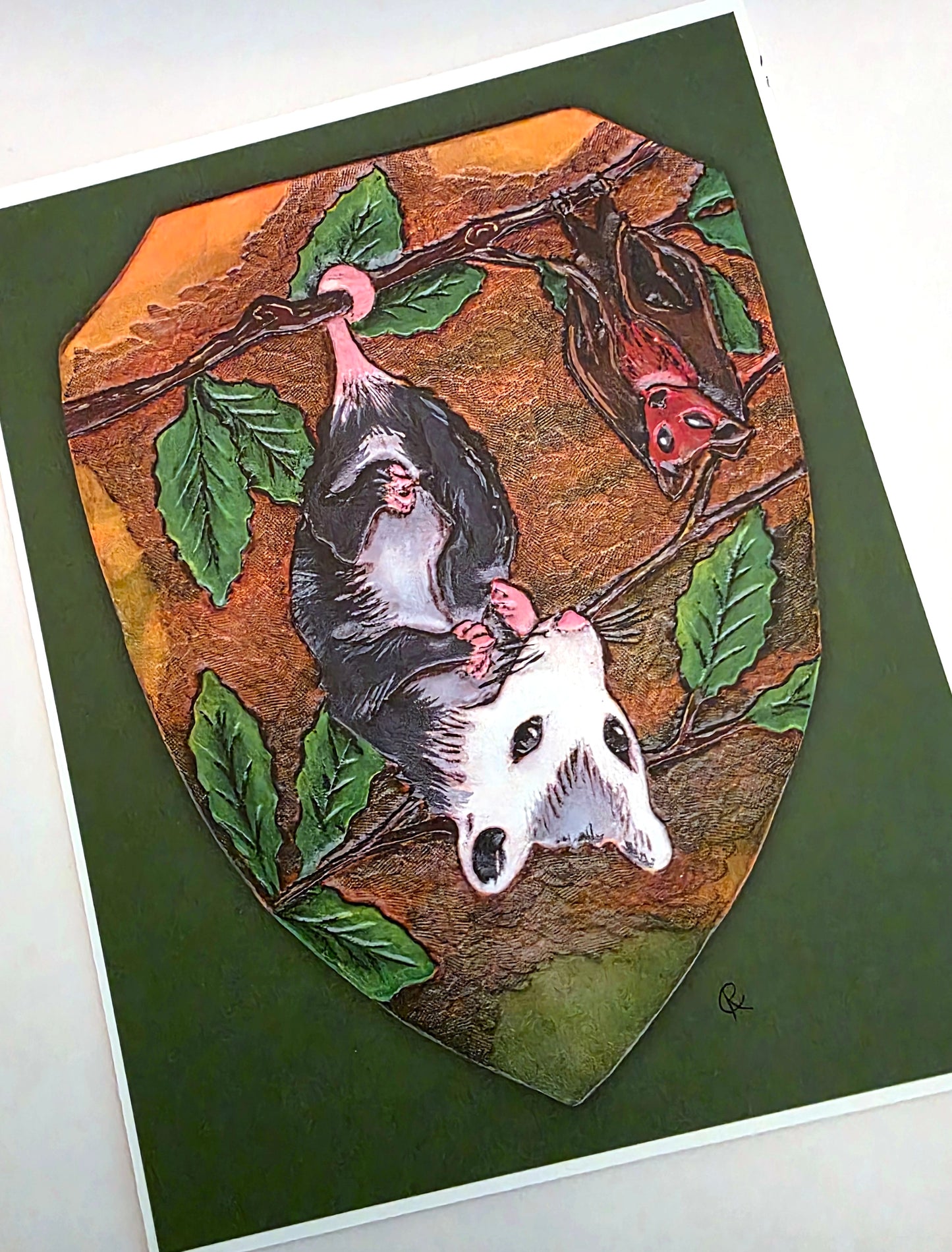 "Hang Out Here Often?" Nature Art Reproduction