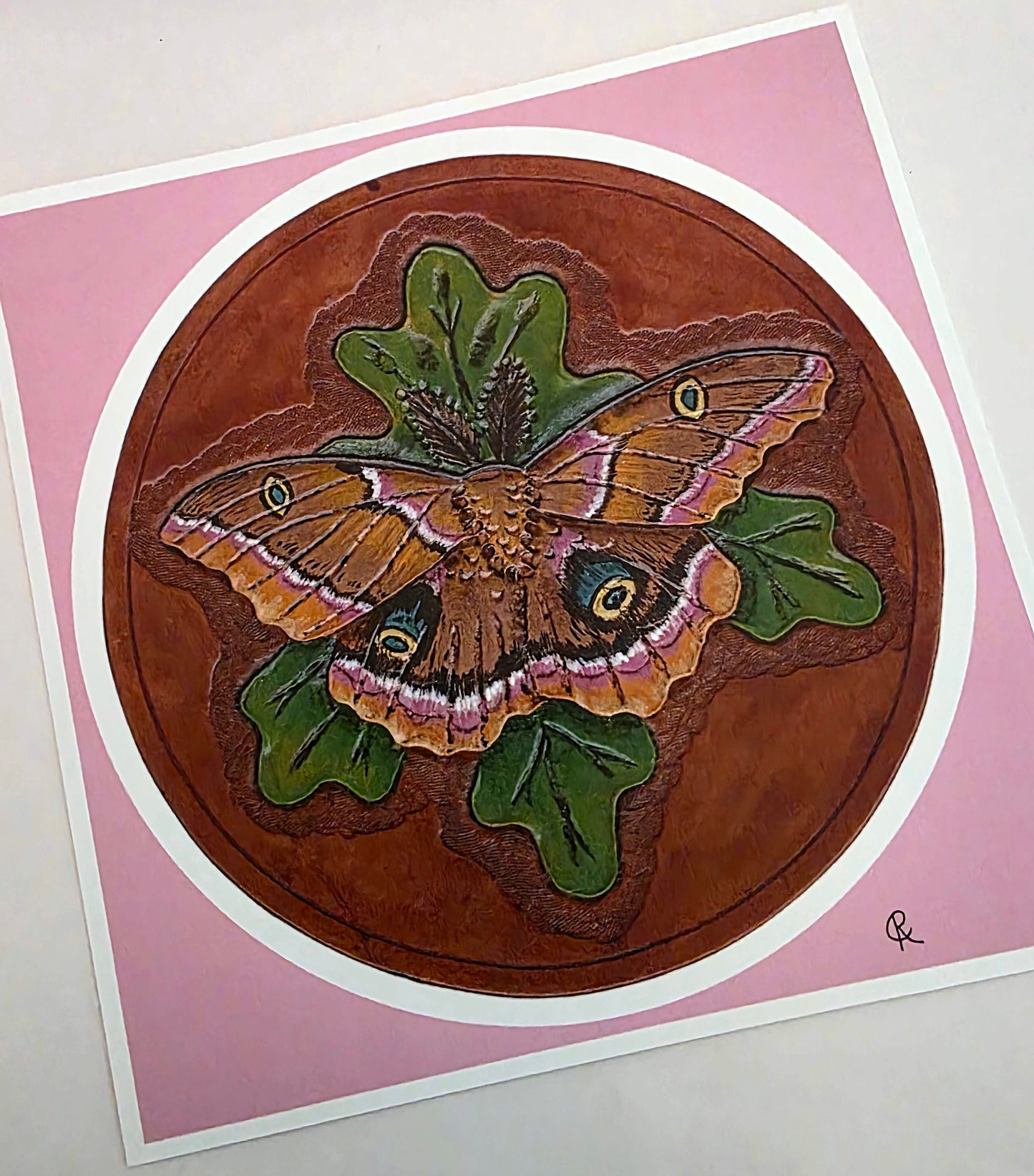 Leather Moth Art Print