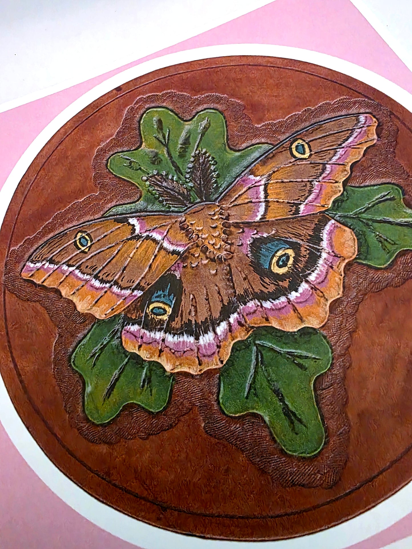 Leather Moth Art Print