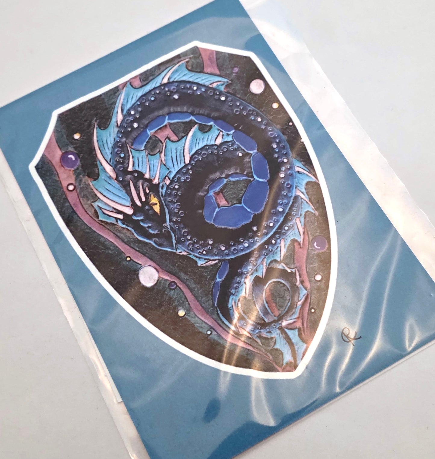 Serpent of the Deep Dragon Art Reproduction Print