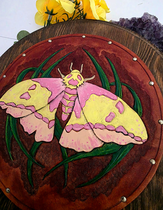 Mega Moth Leather Art