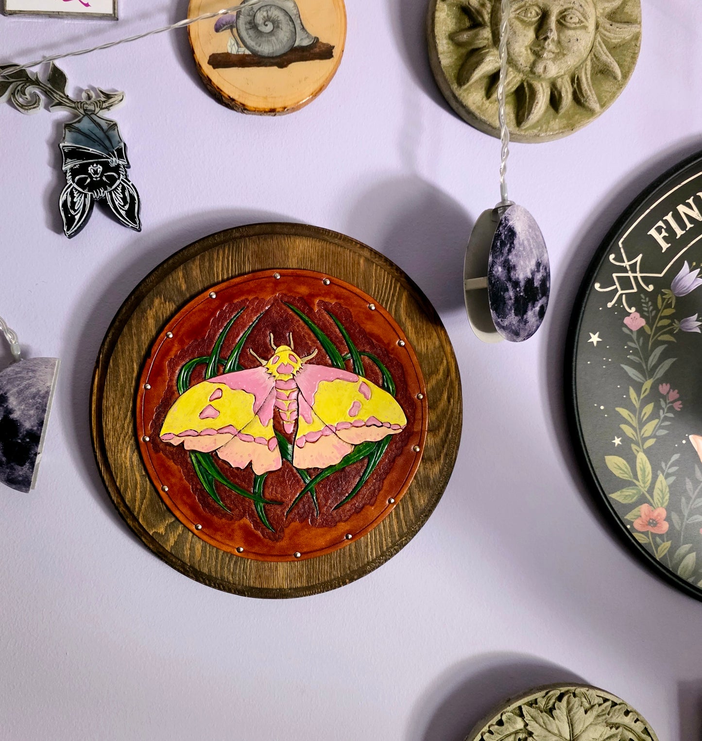 Mega Moth Leather Art