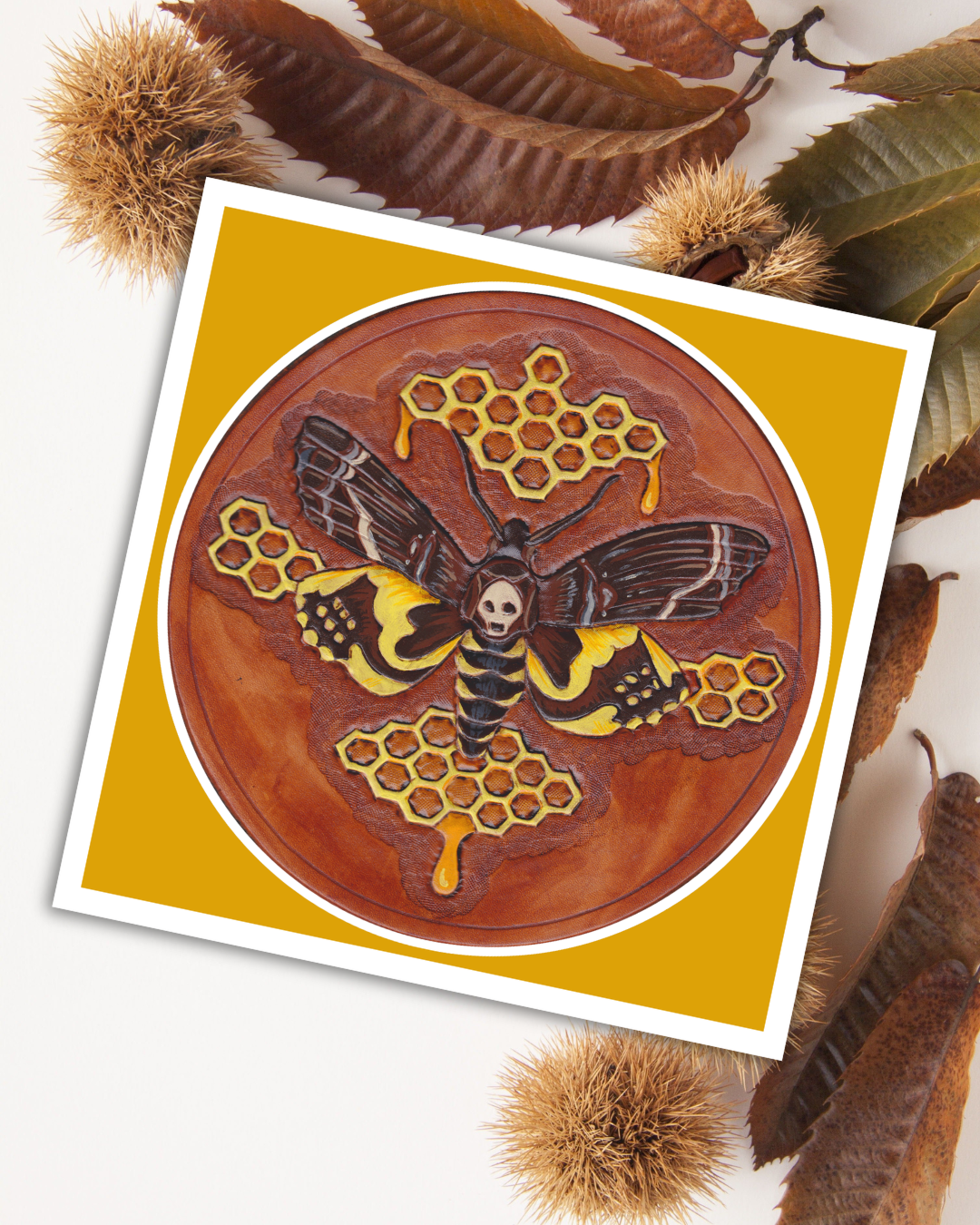 Leather Moth Art Print