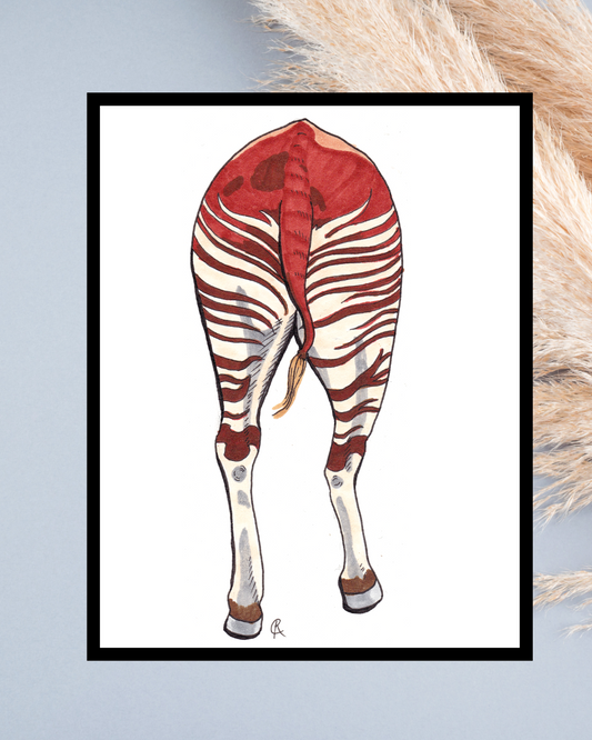 Okapi Art Print