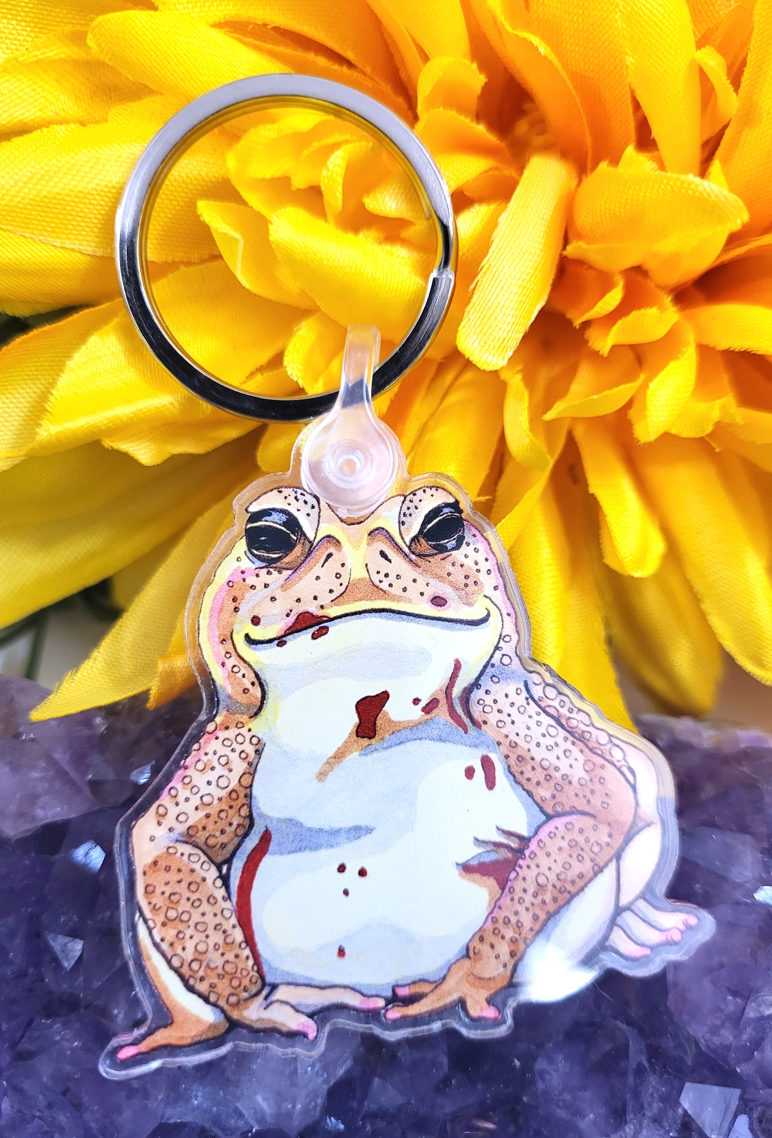 Toad keychain sale